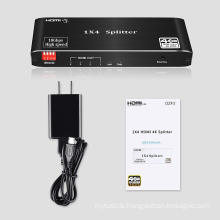 High quality 4 port 1080P hdmi 4K splitter 4 way 1 in 4 out hdmi splitter 1x4 HD switch audio and video signal synchronous trans